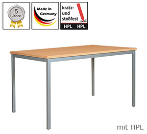 Mehrzwecktische mit HPL-Platte