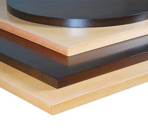 Tischplatten mit Echtholzfurnier